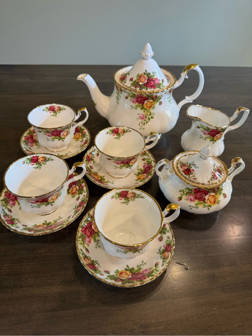 Royal Albert Old Country Roses Tea Set 13pc